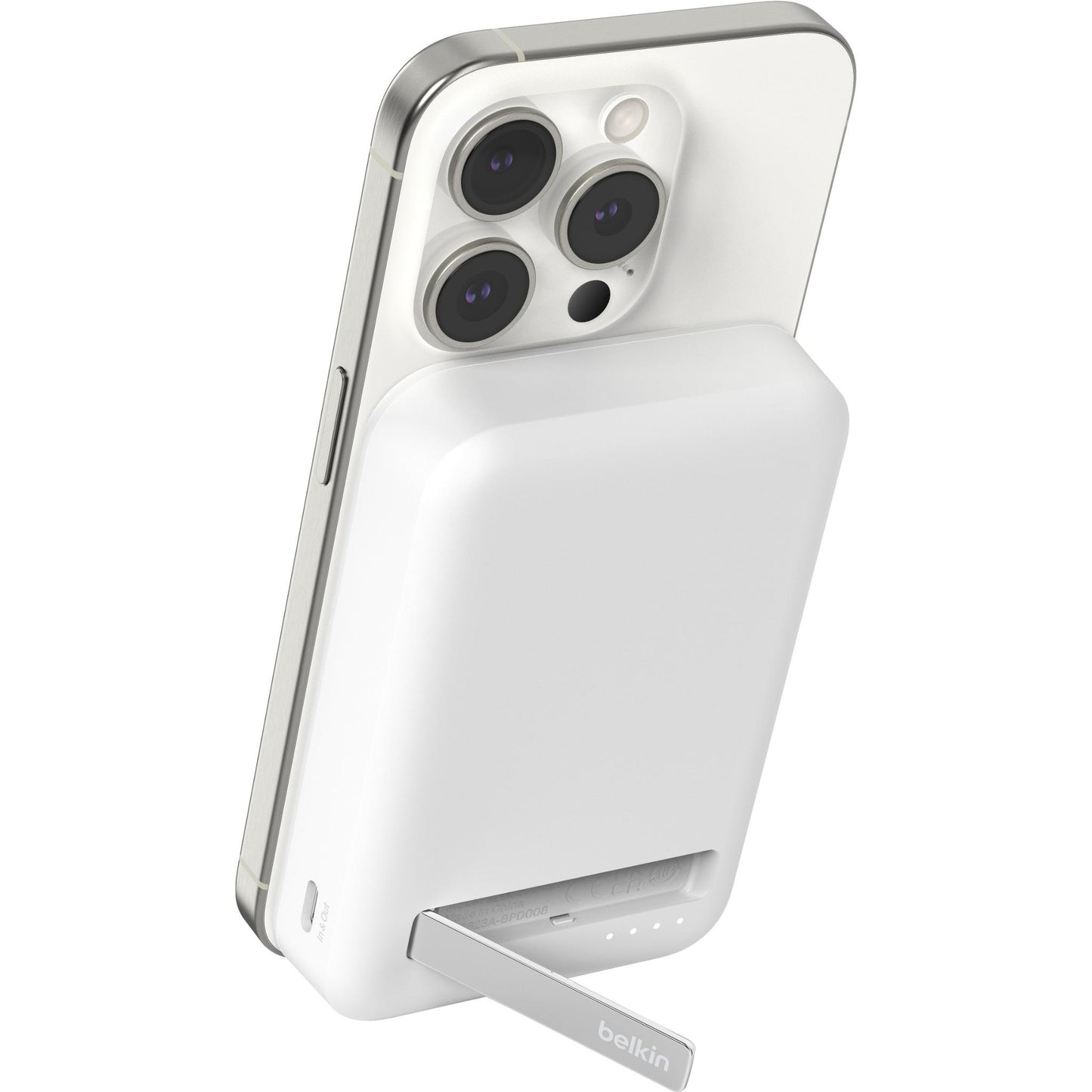 Belkin BoostCharge Pro Magnetic 10K Qi2 15W Power Bank (White)