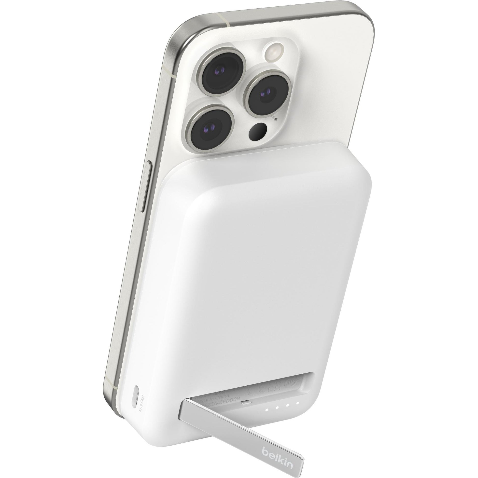 Belkin BoostCharge Pro Magnetic 10K Qi2 15W Power Bank (White)