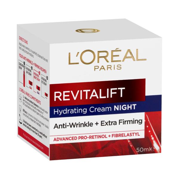L'OREAL REVITALIFT CREAM:ANTI WRINKLE NIGHT:.:50 ML