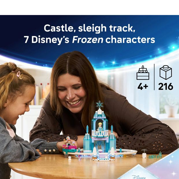 LEGO® Disney Princess Elsa's Ice Castle & Snow Ride Adventure 43281