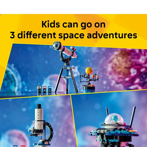 LEGO® Creator 3 in 1 Space Exploration Telescope 31378