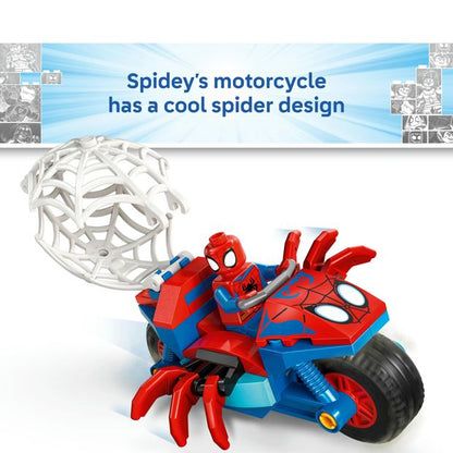 LEGO® Spidey on his Motorcycle vs. Rhino 11206