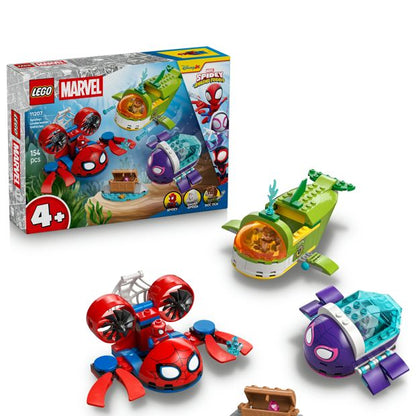 Underwater Adventure Vehicles Building Set