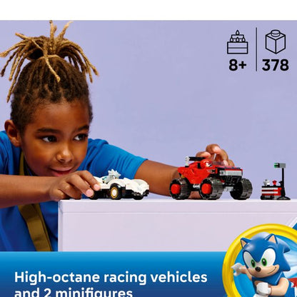 LEGO® Sonic the Hedgehog Silver's Car vs. Knuckles' Monster Truck 77118