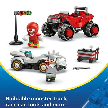 LEGO® Sonic the Hedgehog Silver's Car vs. Knuckles' Monster Truck 77118