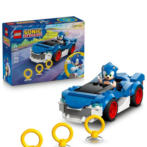LEGO® Sonic the Hedgehog Sonic: Speedster Lightning 77117
