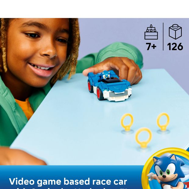 LEGO® Sonic the Hedgehog Sonic: Speedster Lightning 77117