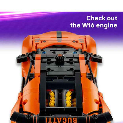 LEGO® Technic Bugatti Chiron Pur Sport Hypercar 42222