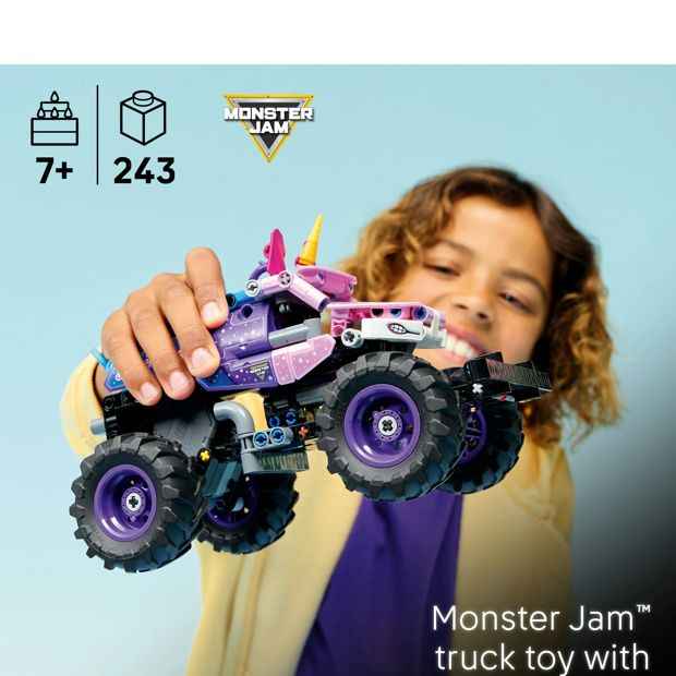 Pull-Back Monster Truck Toy Building Kit