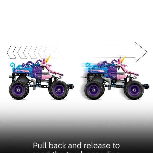 Pull-Back Monster Truck Toy Building Kit