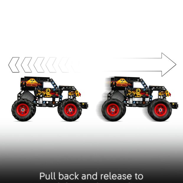 LEGO® Technic Monster Jam™ Grave Digger™ Fire and Ice 42219