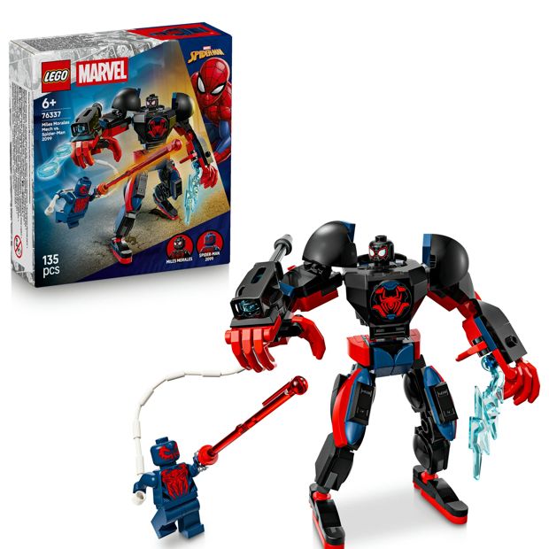 LEGO® Super Heroes Marvel Miles Morales Mech vs. Spider-Man 2099 76337
