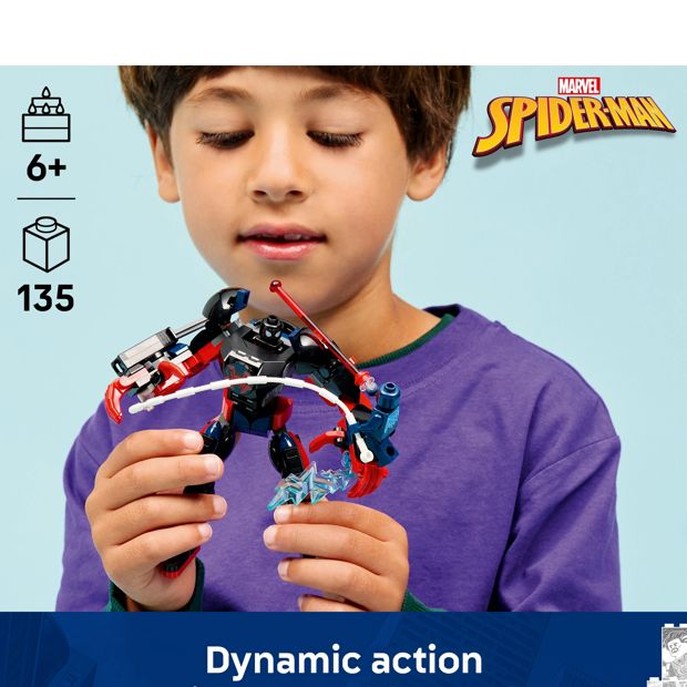 LEGO® Super Heroes Marvel Miles Morales Mech vs. Spider-Man 2099 76337