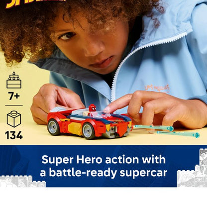 LEGO® Super Heroes Marvel Spider-Man Car vs. Venomized Wolverine 76336