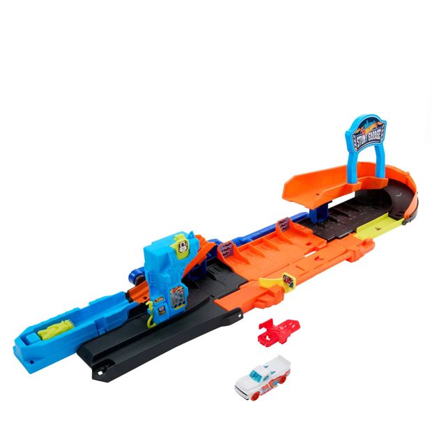 Mattel Hot Wheels City Transforming Stunt Garage Playset