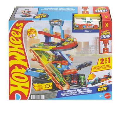 Mattel Hot Wheels City Transforming Stunt Garage Playset