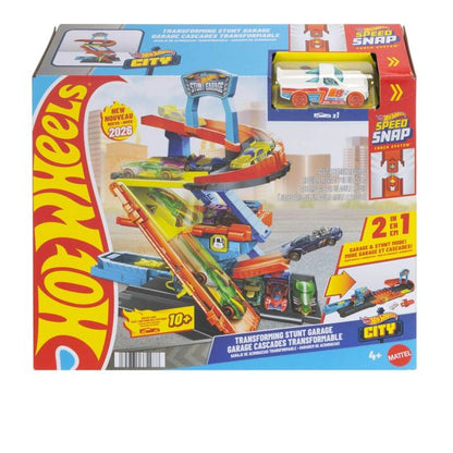 Mattel Hot Wheels City Transforming Stunt Garage Playset