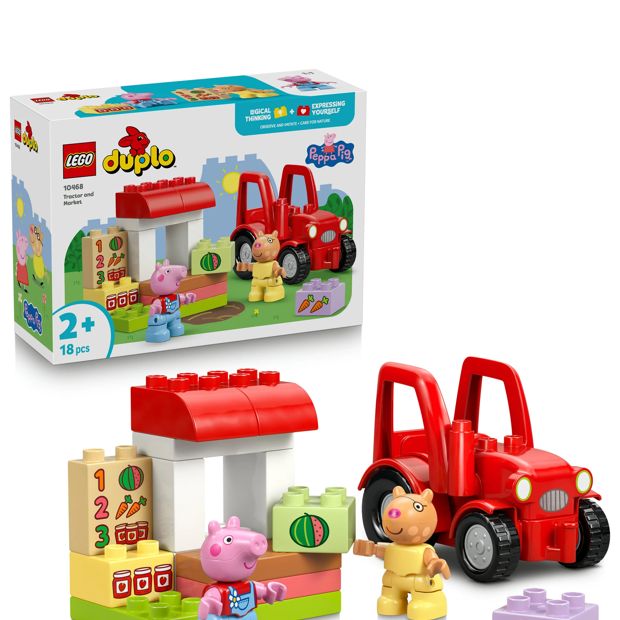 LEGO® DUPLO Peppa Pig Tractor and Market 10468