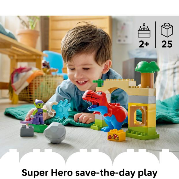 LEGO® DUPLO Disney Dinosaur Spidey-Rex vs. Green Goblin 10463