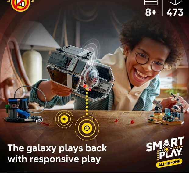 Interactive Starship Building Toy with Lights and Sounds
