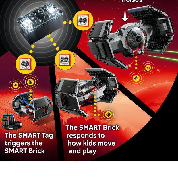 LEGO® Star Wars SMART Play: Darth Vader’s TIE Fighter 75421