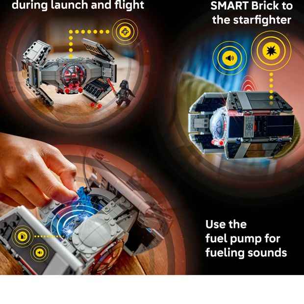 Interactive Starship Building Toy with Lights and Sounds