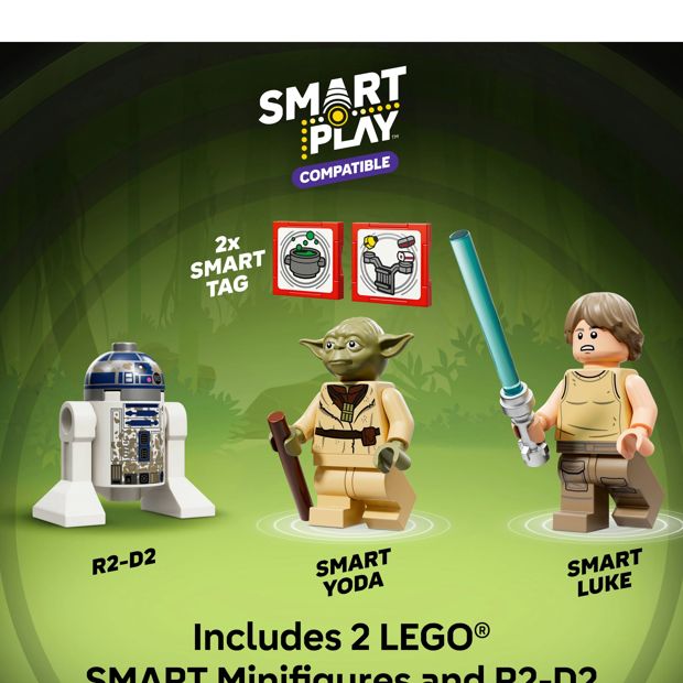 LEGO Star Wars SMART Play: Yoda's Hut and Jedi Training 75422