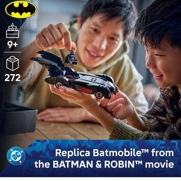LEGO® Super Heroes Batman & Robin™ Batmobile™ 76333
