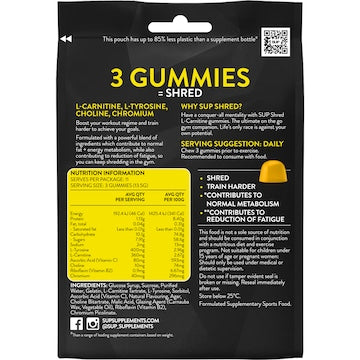 SUP Shred Gummies Citrus Rush 35 pack