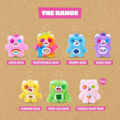 Fuggler Care Bear Keyring 5-inch - Assorted