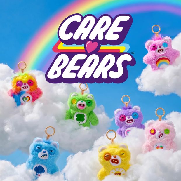 Fuggler Care Bear Keyring 5-inch - Assorted