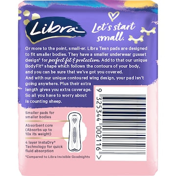 Libra Girl Good Night Pads With Wings 10 pack