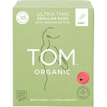TOM Organic Pads Regular Ultra Thin 10 pack