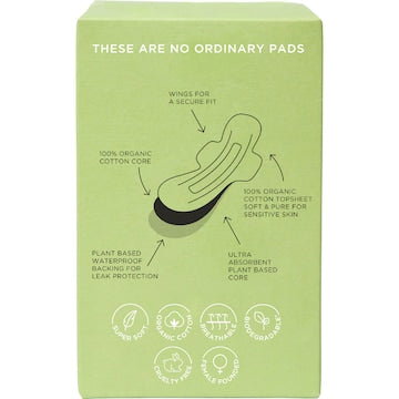 TOM Organic Pads Regular Ultra Thin 10 pack