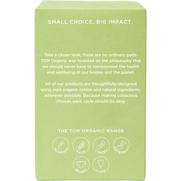 TOM Organic Pads Regular Ultra Thin 10 pack