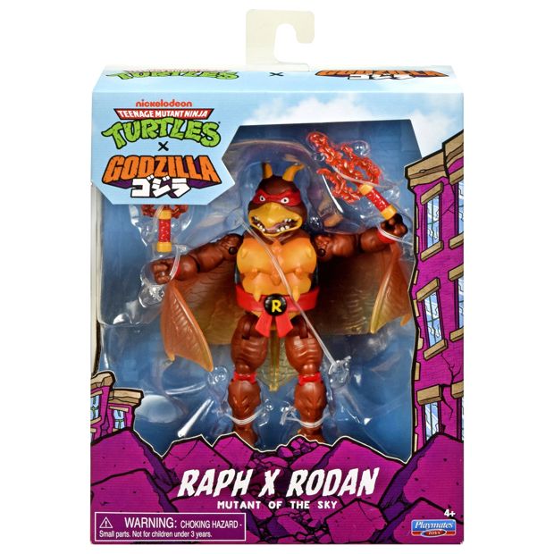 Teenage Mutant Ninja Turtles X Godzilla Figures - Raph X Rodan