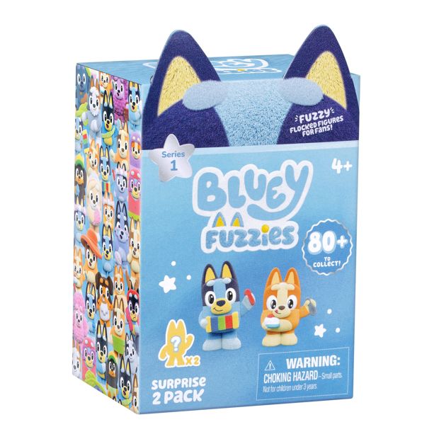 2 Pack Bluey Fuzzies S1 Collectible - Assorted