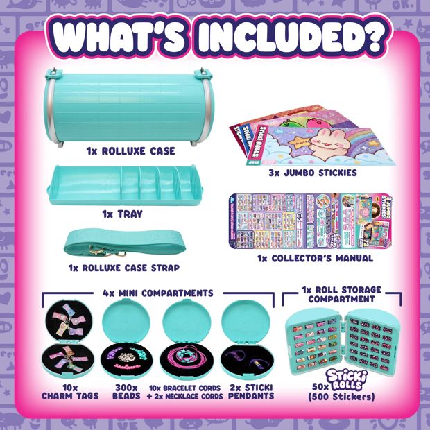 Sticki Rolls Sticki Rolluxe Studio Set - Assorted