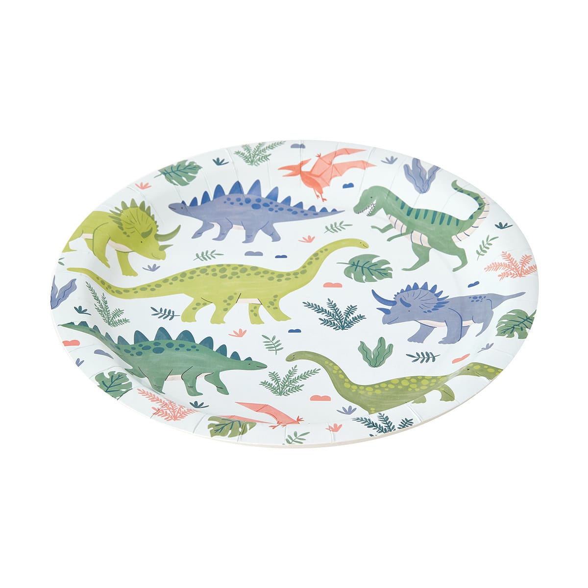 16 Pack Dino Paper Plates