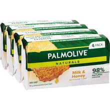 Palmolive Bar Soap Naturals Milk & Honey 90g x 4 pack
