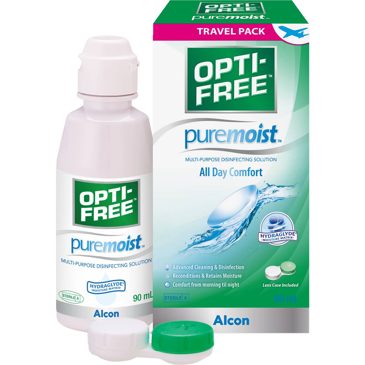 Opti-Free Contact Solution Pure Moist 90ml