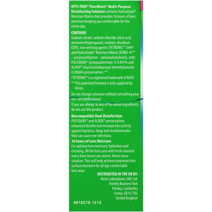 Opti-Free Contact Solution Pure Moist 90ml