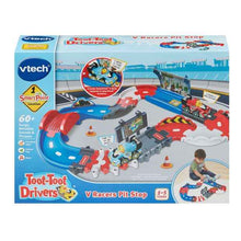 Toy Vehicle Pit Stop Playset with Car