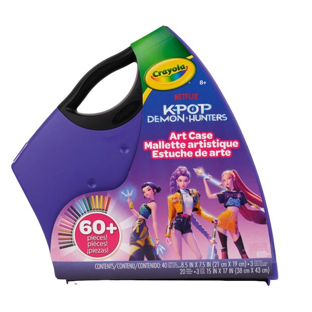 Crayola KPop Demon Hunters Art Case