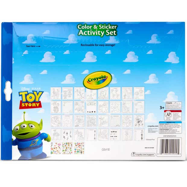 Crayola Colour & Sticker Activity Set - Toy Story 5