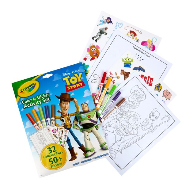 Crayola Colour & Sticker Activity Set - Toy Story 5