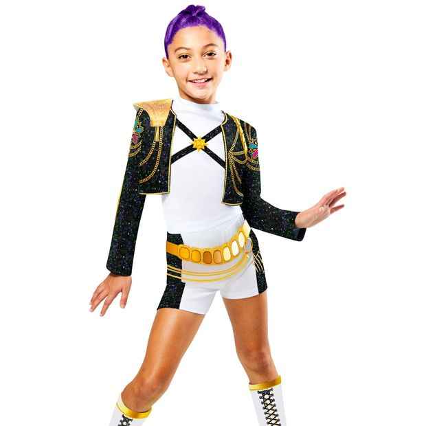 KPop Demon Hunters RUMI Gold Deluxe Kids Costume Size 9-10yrs