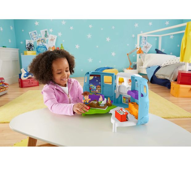 Fisher-Price Little People Disney & Pixar Toy Story RV Adventure Toddler Playset & 6 Figures