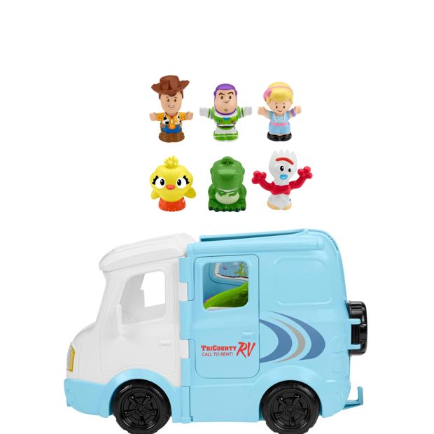 Fisher-Price Little People Disney & Pixar Toy Story RV Adventure Toddler Playset & 6 Figures