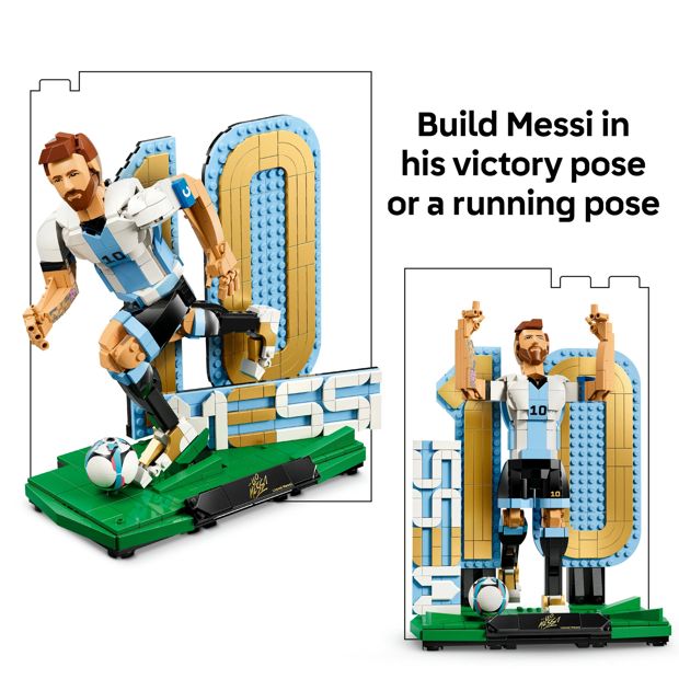 LEGO® Editions Football Lionel Messi – Football Legend 43015